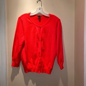 BRIGHT PINK CARDIGAN